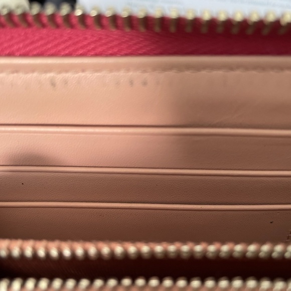 Prada saffiano leather wallet in tamaris/pesca - Picture 5 of 8